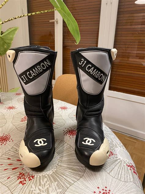 chanel moto boots|Chanel Boots .